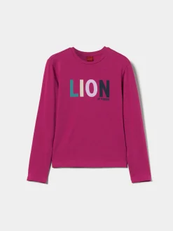 LION OF PORCHES Camisolas^Camisola de algodão com logotipo