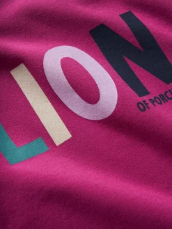 LION OF PORCHES Camisolas^Camisola de algodão com logotipo