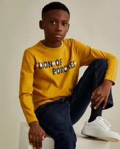 LION OF PORCHES Camisolas^Camisola de malha com branding no peito