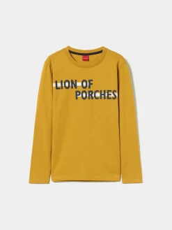 LION OF PORCHES Camisolas^Camisola de malha com branding no peito