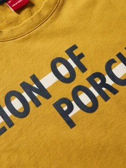 LION OF PORCHES Camisolas^Camisola de malha com branding no peito