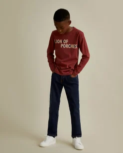 LION OF PORCHES Camisolas^Camisola de malha com branding no peito