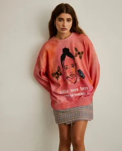 LION OF PORCHES Camisolas|Camisolas^Camisola de malha tie dye Lion x Killa