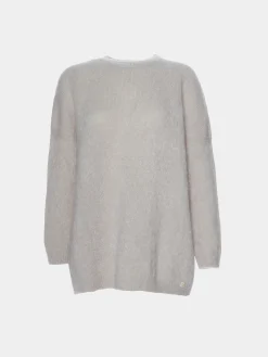 MULHER LION OF PORCHES Camisolas^Camisola decote redondo mohair