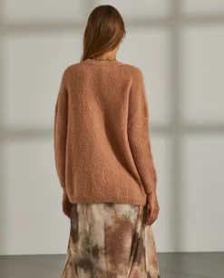 MULHER LION OF PORCHES Camisolas^Camisola decote redondo mohair