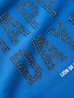 LION OF PORCHES Camisolas^Camisola em algodão com mensagem brilhante