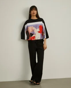 MULHER LION OF PORCHES Camisolas^Camisola manga 3/4 com estampado