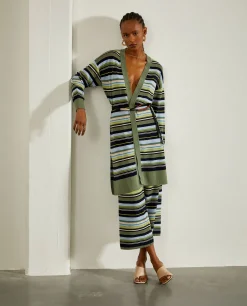 MULHER LION OF PORCHES Cardigans^Cardigan de riscas