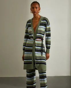 MULHER LION OF PORCHES Cardigans^Cardigan de riscas