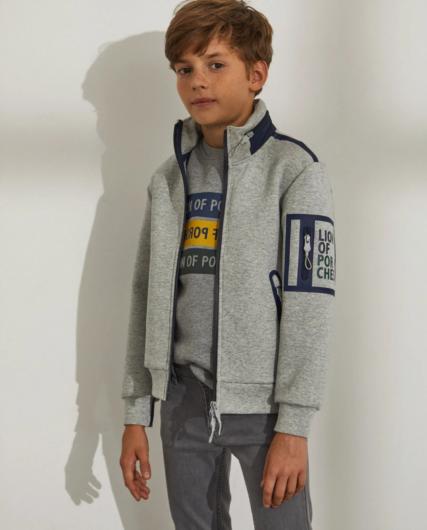 LION OF PORCHES Cardigans^Casaco com capuz
