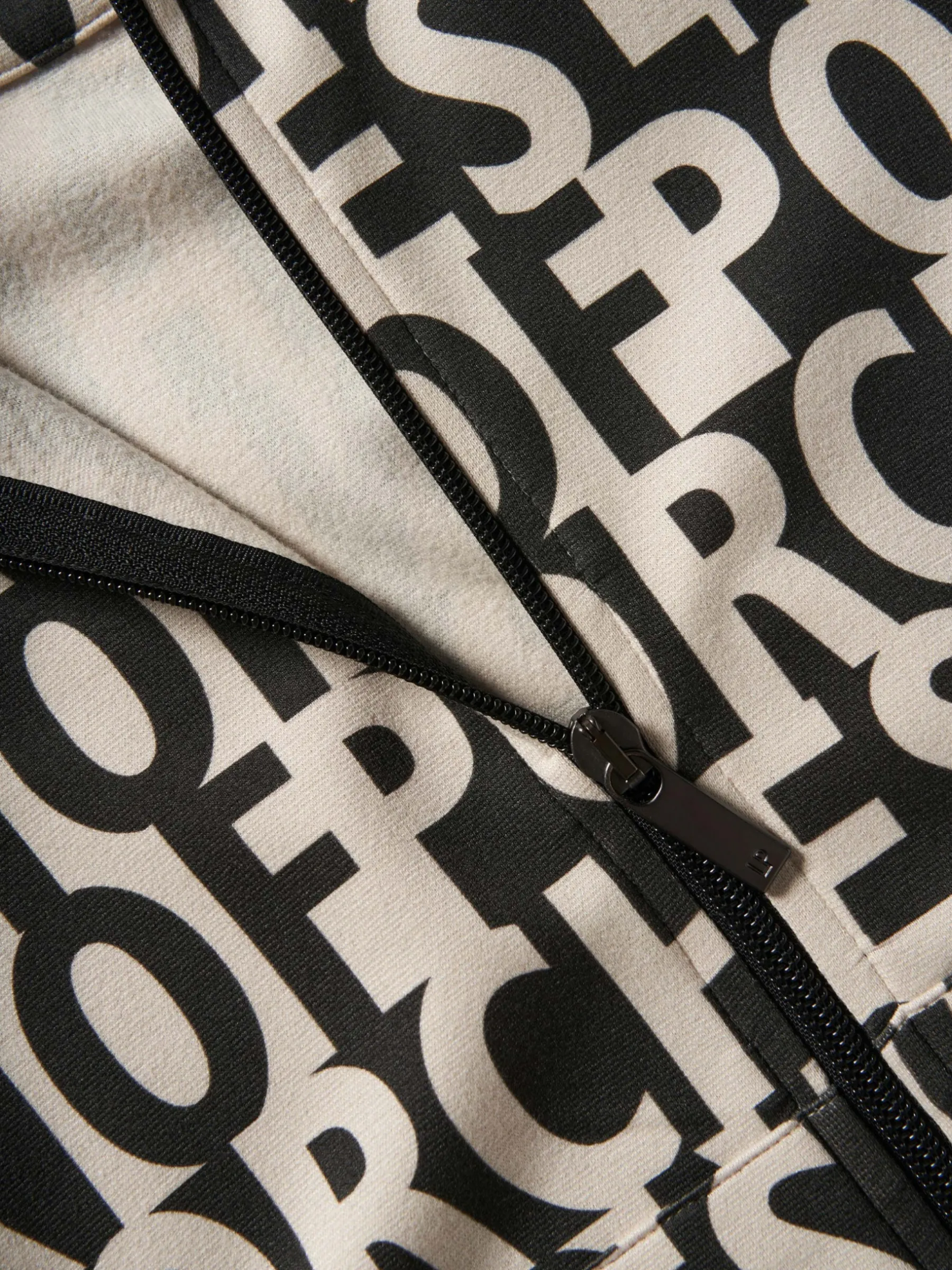 LION OF PORCHES Cardigans^Casaco com capuz e branding all over