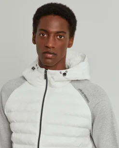 LION OF PORCHES Cardigans^Casaco combinado de malha com capuz
