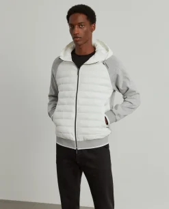 LION OF PORCHES Cardigans^Casaco combinado de malha com capuz