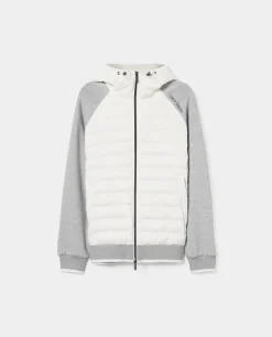LION OF PORCHES Cardigans^Casaco combinado de malha com capuz