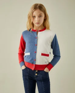 LION OF PORCHES Cardigans^Casaco de malha color block