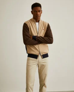 LION OF PORCHES Cardigans^Casaco malha color block com fecho