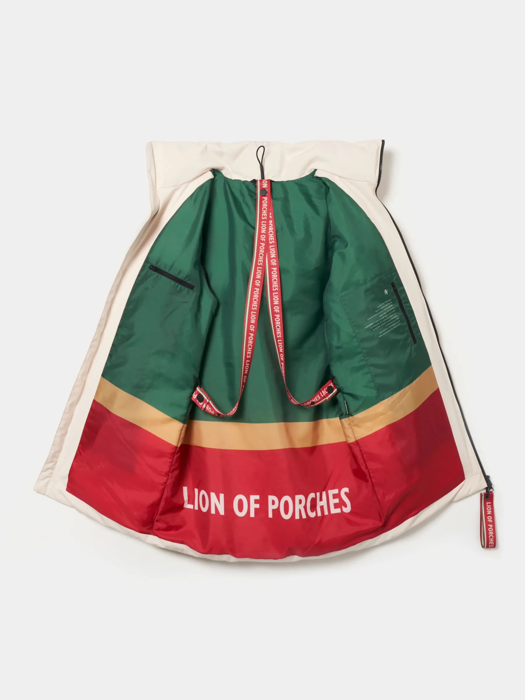 LION OF PORCHES Blusões^Casaco unissexo acolchoado ski resistente à água 20k