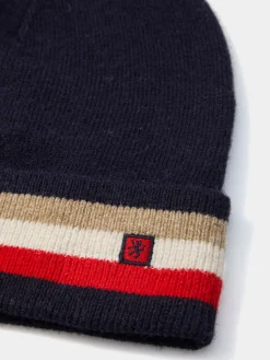 LION OF PORCHES Bonés / Gorros^Gorro em lã com riscas tricolor
