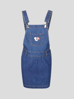 LION OF PORCHES Vestidos / Macacões^Jardineira Denim