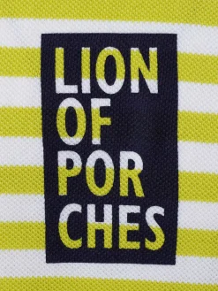 LION OF PORCHES Vestidos / Macacões^Macacão às riscas sem mangas com estampado