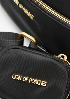 MULHER LION OF PORCHES Malas^Mala a tiracolo retangular em nylon