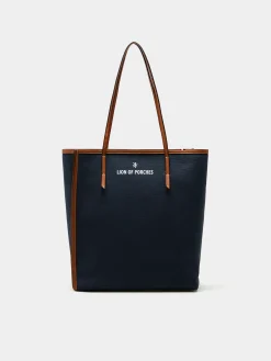 LION OF PORCHES Malas E Mochilas|Malas^Mala shopper em canvas navy