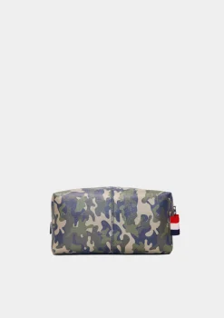 LION OF PORCHES Carteiras^Necessaire para homem em pele com padrão e fecho