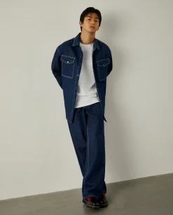 LION OF PORCHES Regular Fit^Overshirt denim x Paatiff