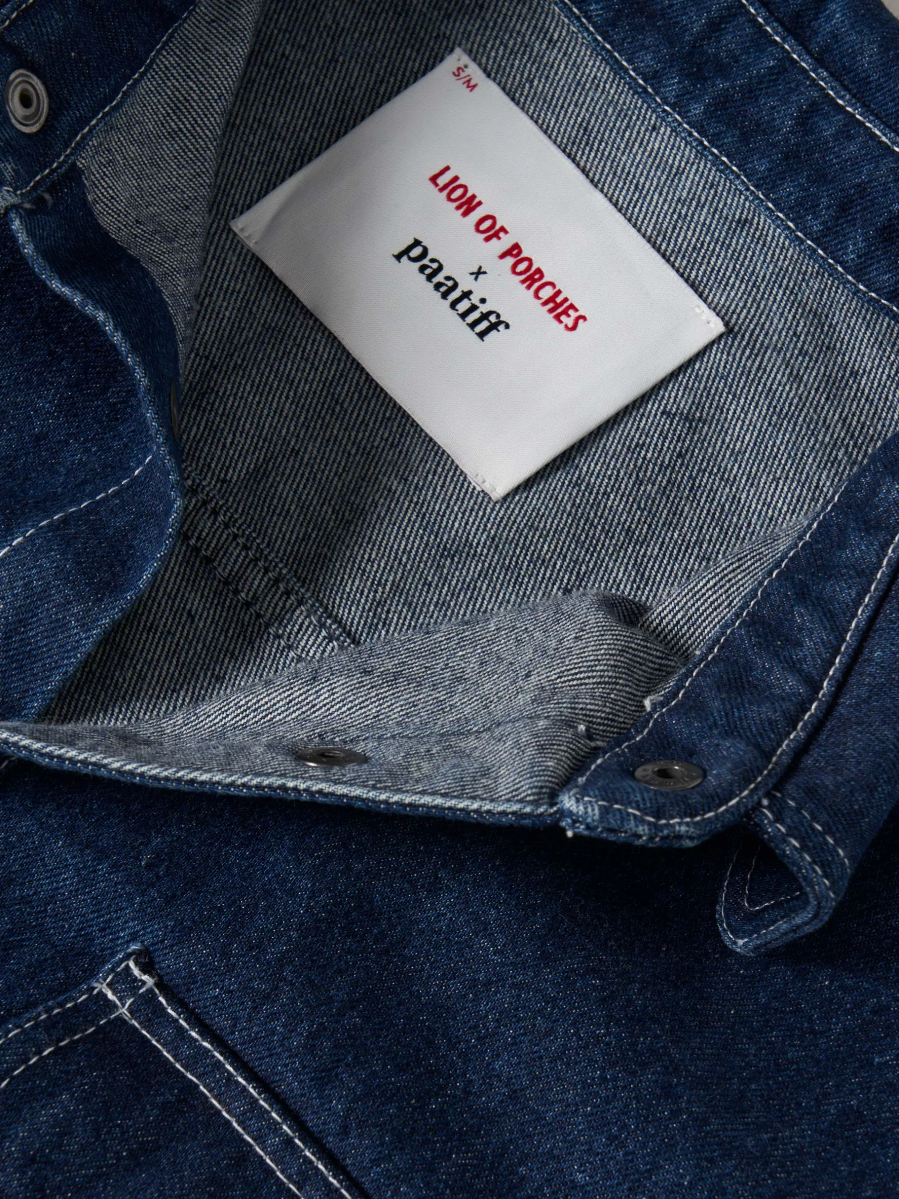 LION OF PORCHES Regular Fit^Overshirt denim x Paatiff