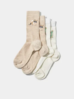 LION OF PORCHES Complementos^Pack 2 pares de meias