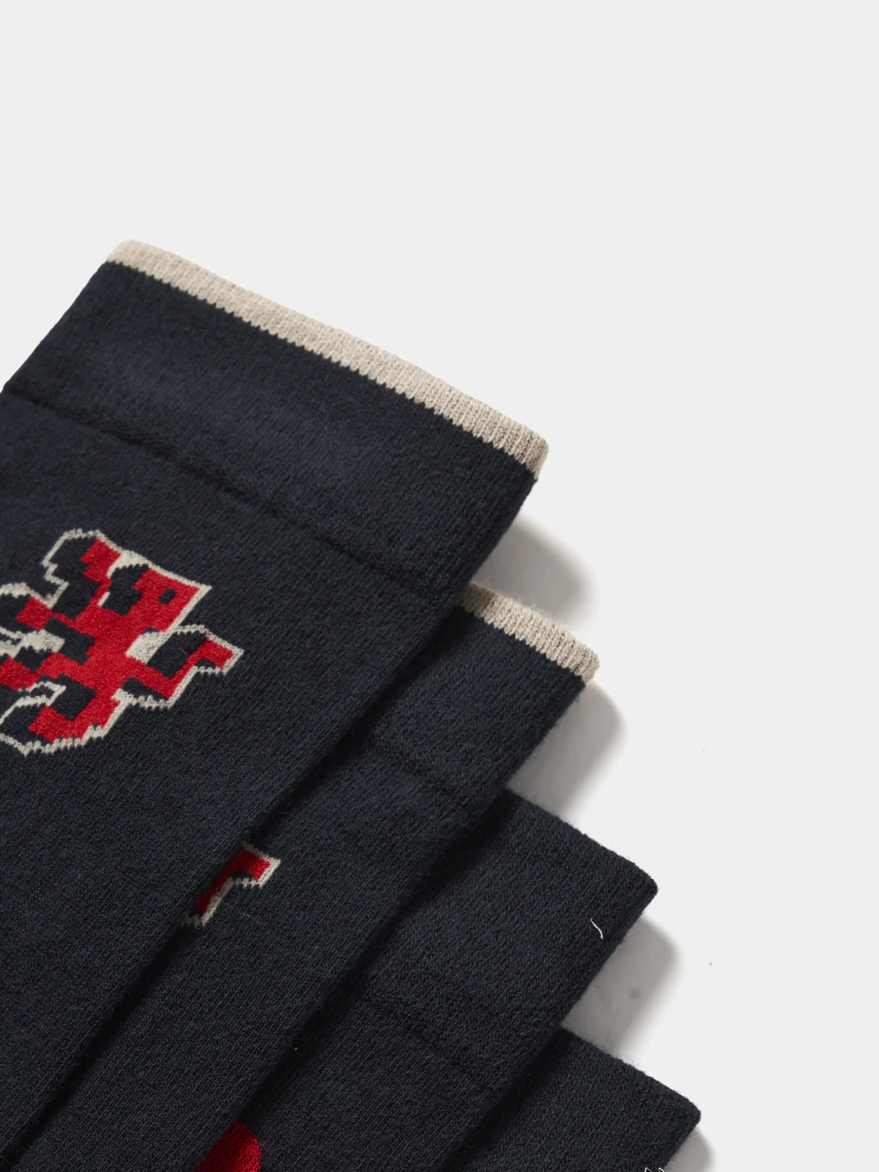 LION OF PORCHES Meias / Underwear^Pack de meias com estampado