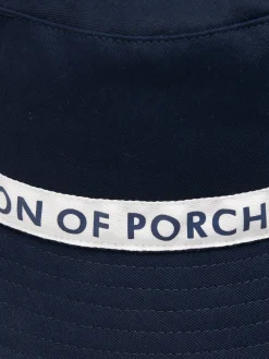 LION OF PORCHES Bonés / Gorros^Panamá de algodão com logotipo