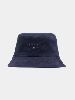 LION OF PORCHES Bonés / Gorros|Bonés / Gorros^Panamá de algodão com logotipo