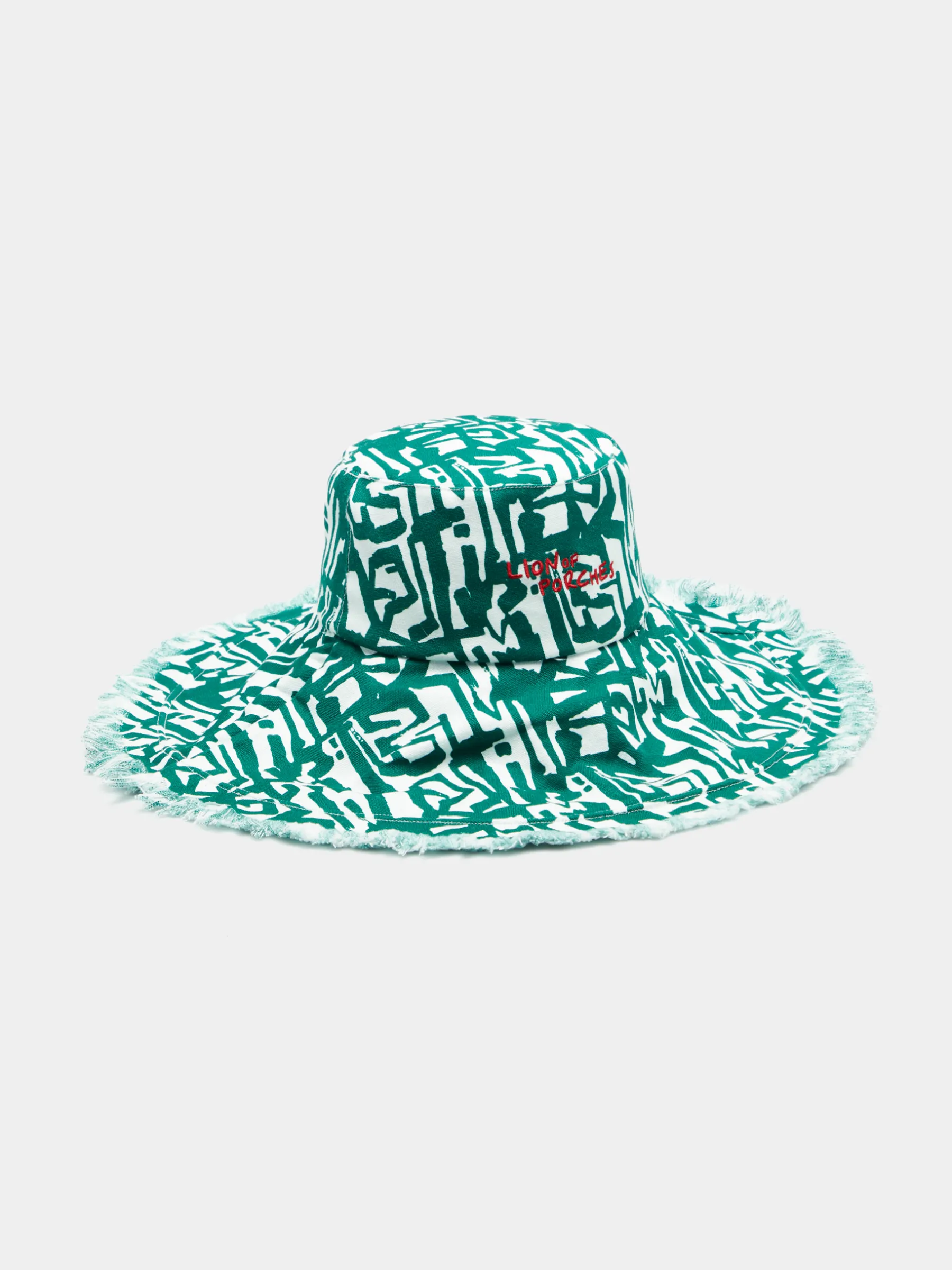 MULHER LION OF PORCHES Bonés / Gorros^Panamá em canvas com estampado