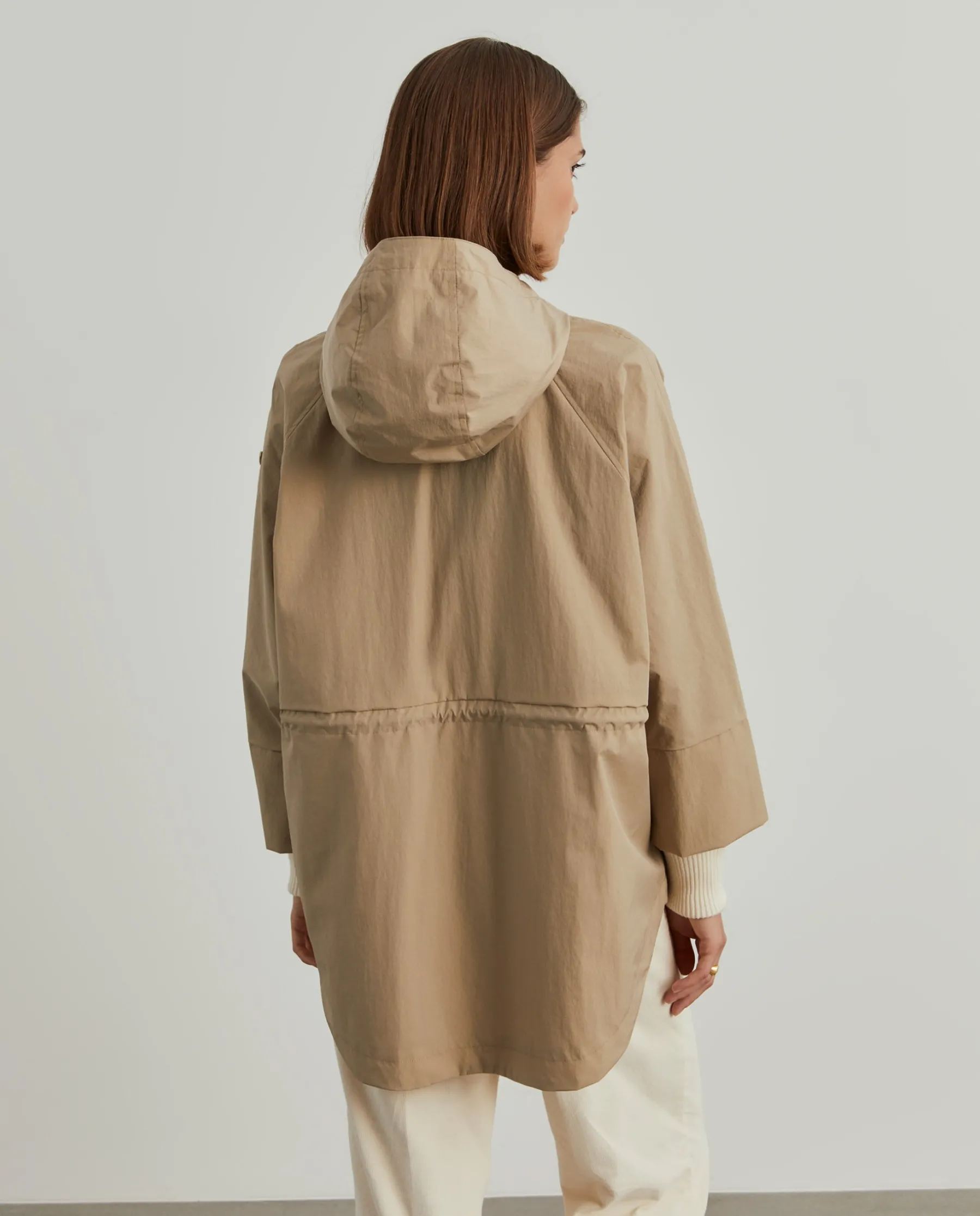 MULHER LION OF PORCHES Blusões^Parka oversized com capuz