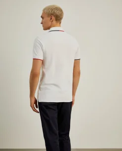 LION OF PORCHES Polos^Polo camisa em algodão com riscas
