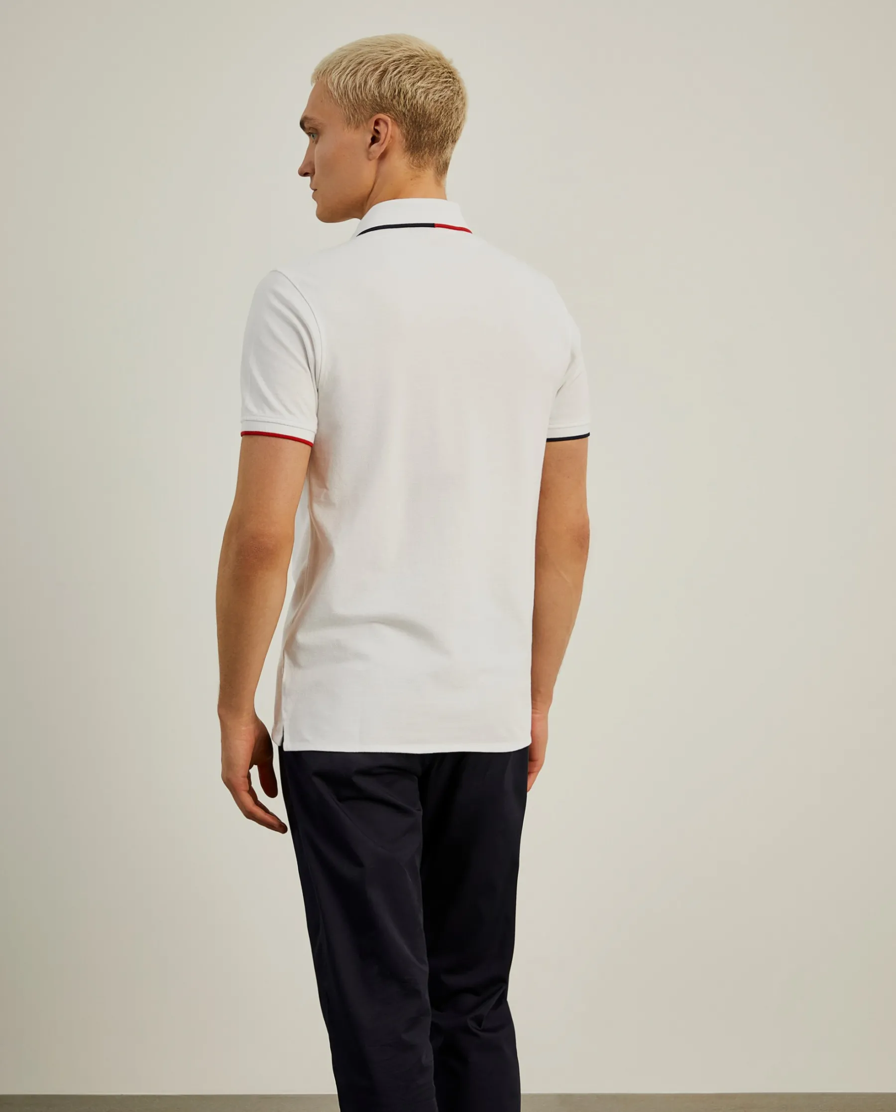 LION OF PORCHES Polos^Polo camisa em algodão com riscas