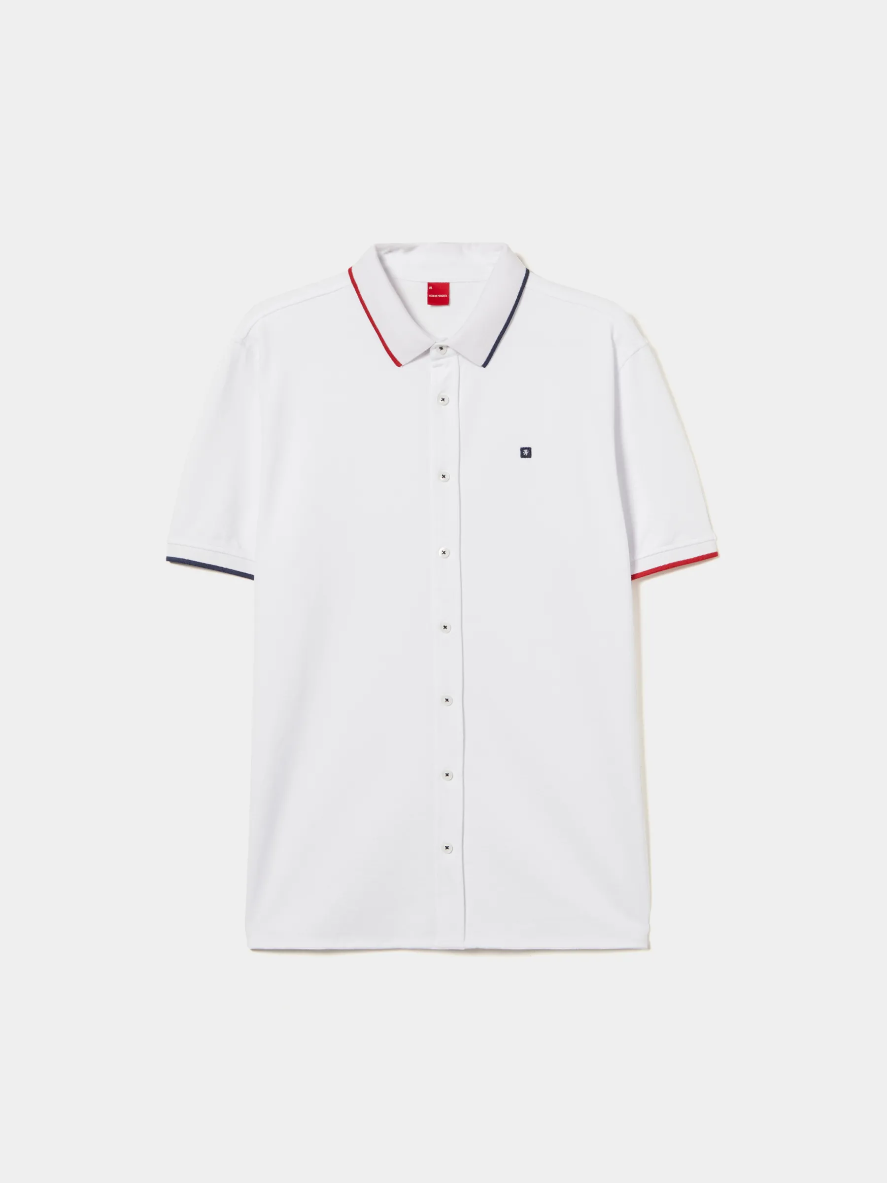 LION OF PORCHES Polos^Polo camisa em algodão com riscas