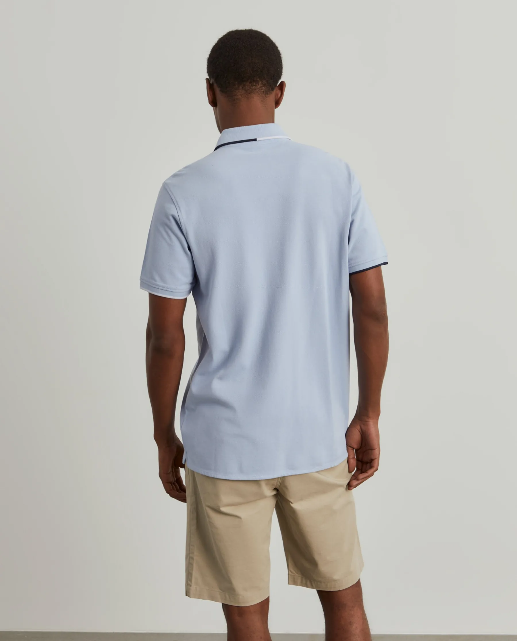 LION OF PORCHES Polos^Polo camisa em algodão com riscas