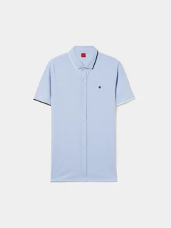 LION OF PORCHES Polos^Polo camisa em algodão com riscas