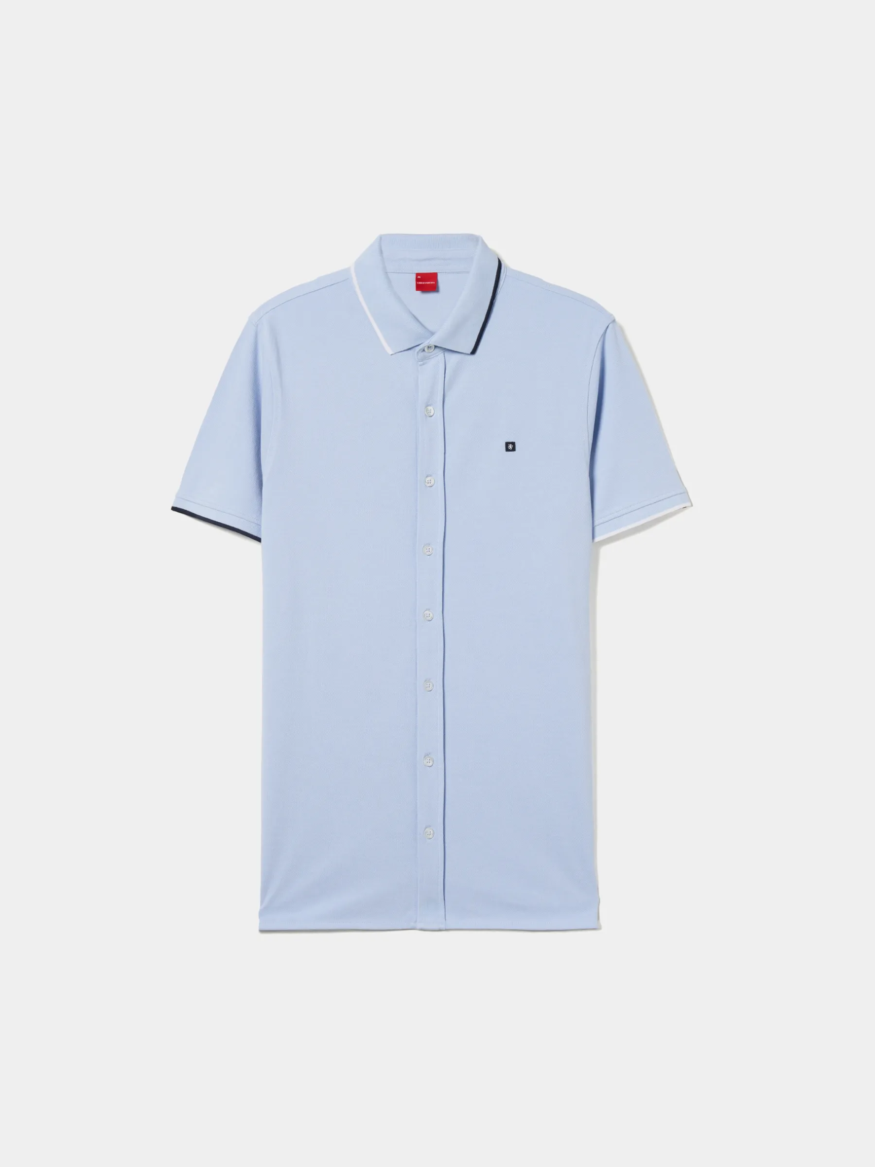 LION OF PORCHES Polos^Polo camisa em algodão com riscas
