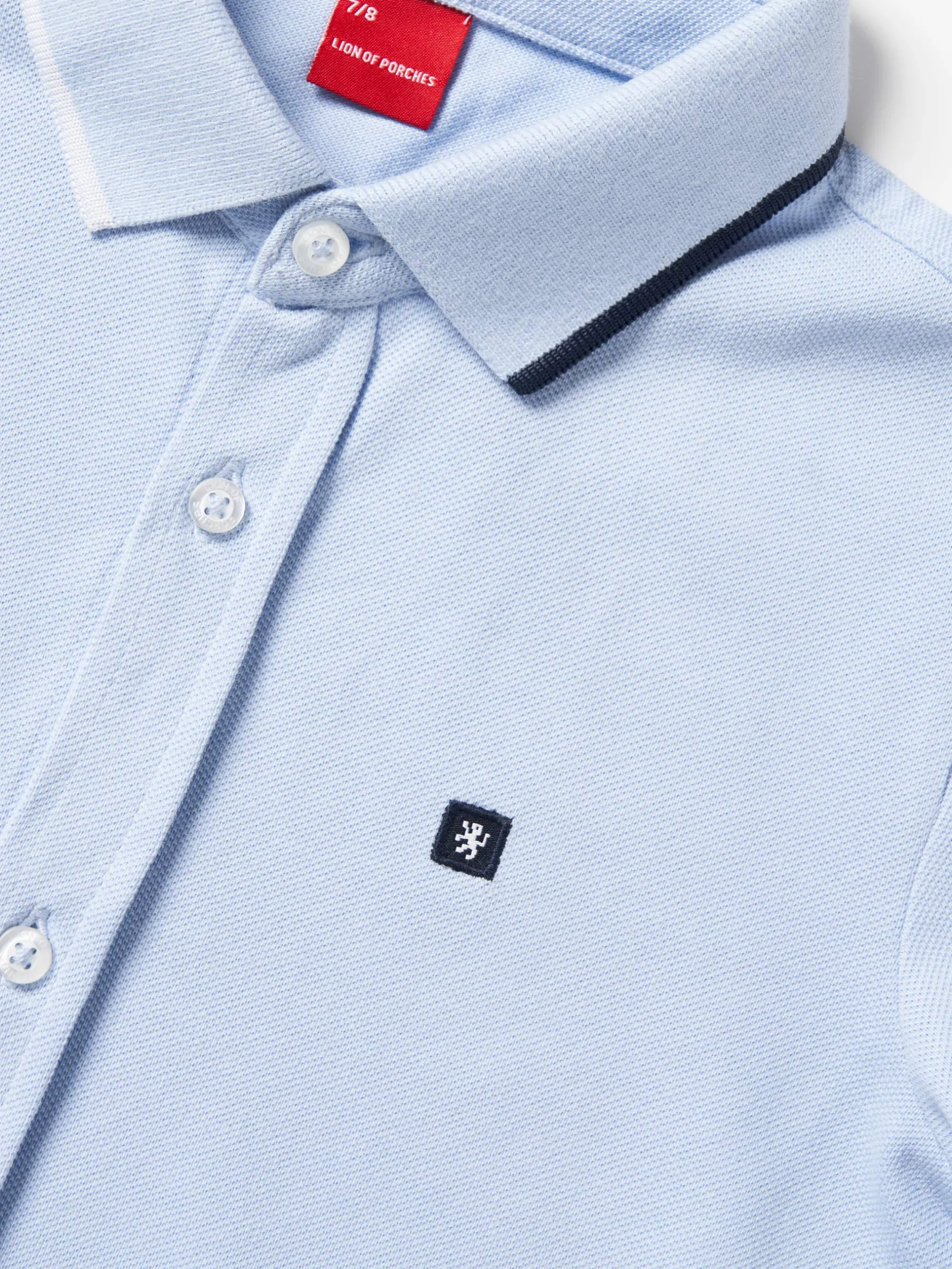 LION OF PORCHES Polos^Polo camisa malha piqué com riscas