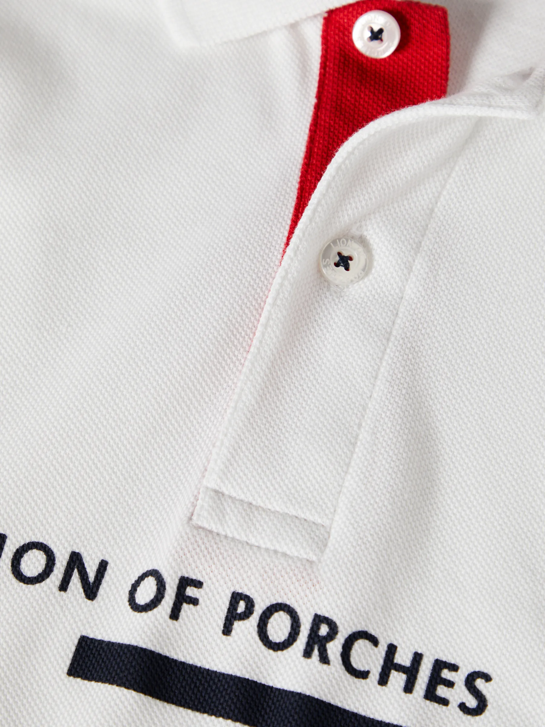 LION OF PORCHES Polos^Polo piqué com logotipo