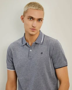 LION OF PORCHES Polos^Polo piqué regular fit com riscas