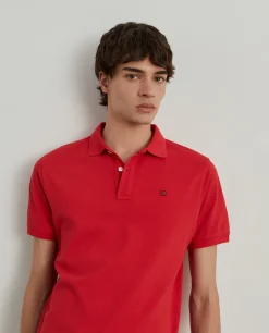 LION OF PORCHES Polos^Polo piqué regular fit em algodão
