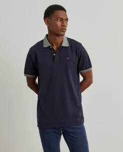 LION OF PORCHES Polos^Polo piqué regular fit em algodão