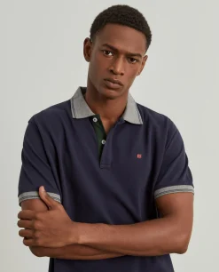 LION OF PORCHES Polos^Polo piqué regular fit em algodão