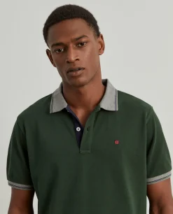 LION OF PORCHES Polos^Polo piqué regular fit em algodão