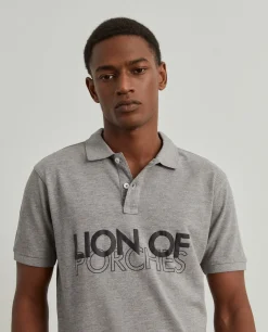 LION OF PORCHES Polos^Polo piqué slim fit