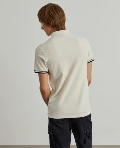 LION OF PORCHES Polos^Polo piqué slim fit com riscas